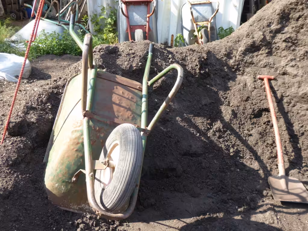 Eine Variante, Kraft in die alte Balkonkastenerde zu bekommen, ohne jährlich neue Erde zu kaufen, ist die Verwendung von Kompost. Vielleicht kann Verwandtschaft, Kollegen oder Freunde aushelfen.