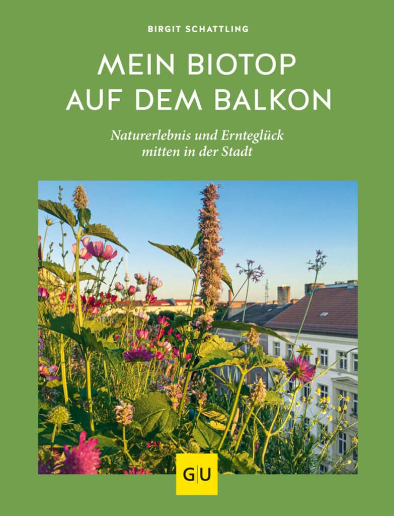 Hier ist mein Buch zum nachhaltigen Gärtnern: Mein Biotop auf dem Balkon. Naturerlebnis und Ernteglück mitten in der Stadt.
