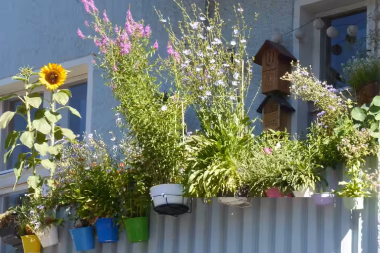 Schöner Balkon an Berliner Straße
