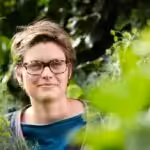 Autorin Andrea Heistinger spricht beim Online Bio-Balkon-Kongress.