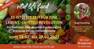 Vital Life Food Summit Birgit Schattling