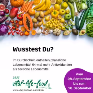 Kostenlose Informationen zur pflanzenbasierten Ernährung.