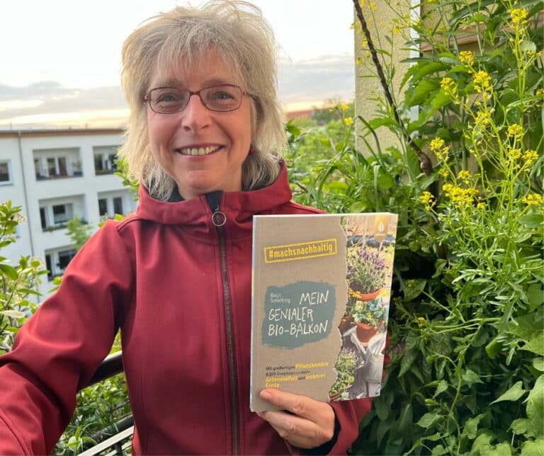 Das 2. Buch der Balkonexpertin Birgit Schattling: "Mein genialer Bio-Balkon. Mit großartigen Pflanzenkombis & DIY-Projekten zu mehr Artenvielfalt und leckerer Ernte"