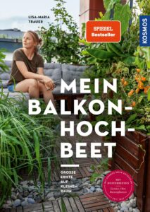 Garten-Bloggerin Lisa-Maria Trauer stellt beim Online Bio-Balkon-Kongress ihr Hochbeet-Buch vor: Mein Balkon-Hochbeet