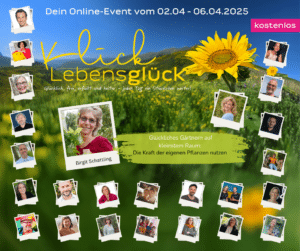 Einladung zum Online Kongress "Klick Lebensglück", organisiert von Ramona Theiß