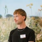 Nico Damian Lenz stellt beim Online Bio-Balkon-Kongress seinen preisgekrönten Balkon mit heimischen Wildpflanzen vor