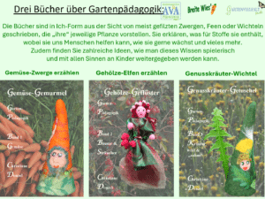 Übersicht der Bücher von Biodiversitätsexperin Christiane Denzel